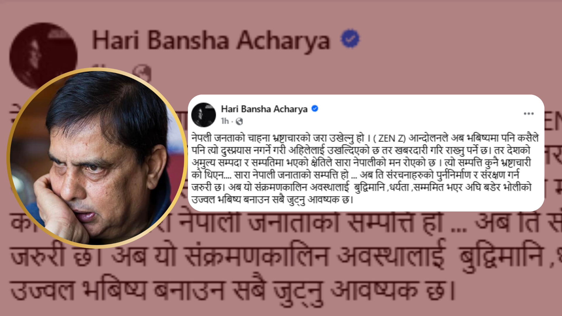 'नेपालको सम्पदा र सम्पत्तिको क्षतिलेसारा नेपालीको मन रोएको छ '